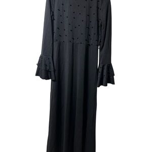 Elegant Black Long Sleeve Dress